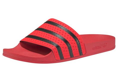 rote adidas schlappen